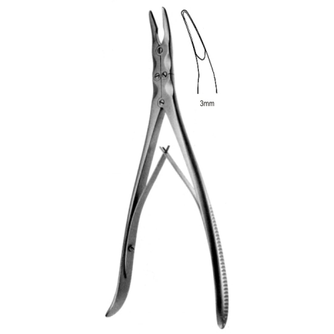 28.1250.02 Smith Peterson  Ronjur Eğri 3mm, 24cm