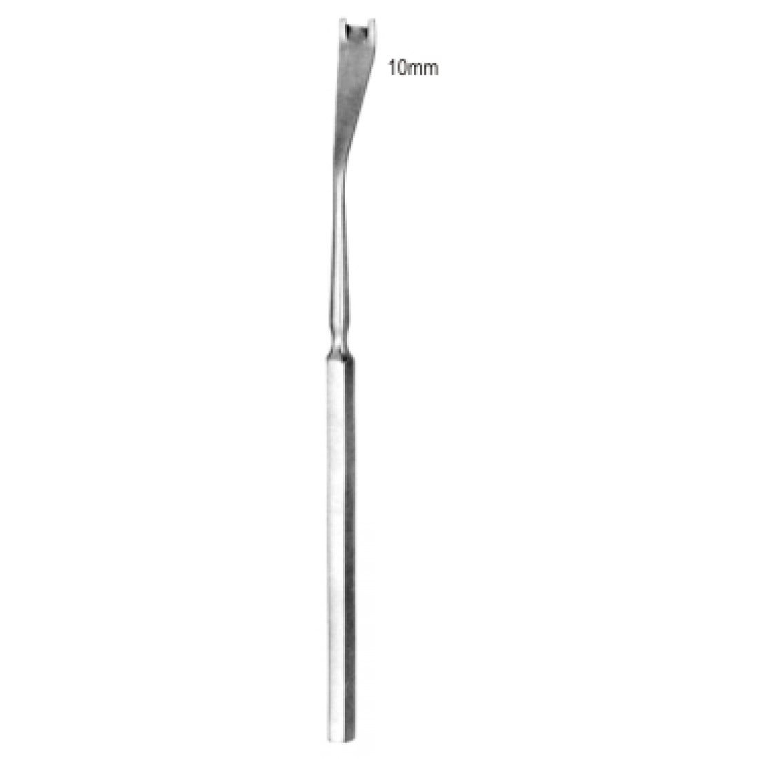 49.0880.20 Osteotom, Nazal Bayonet 10mm, 20.5cm