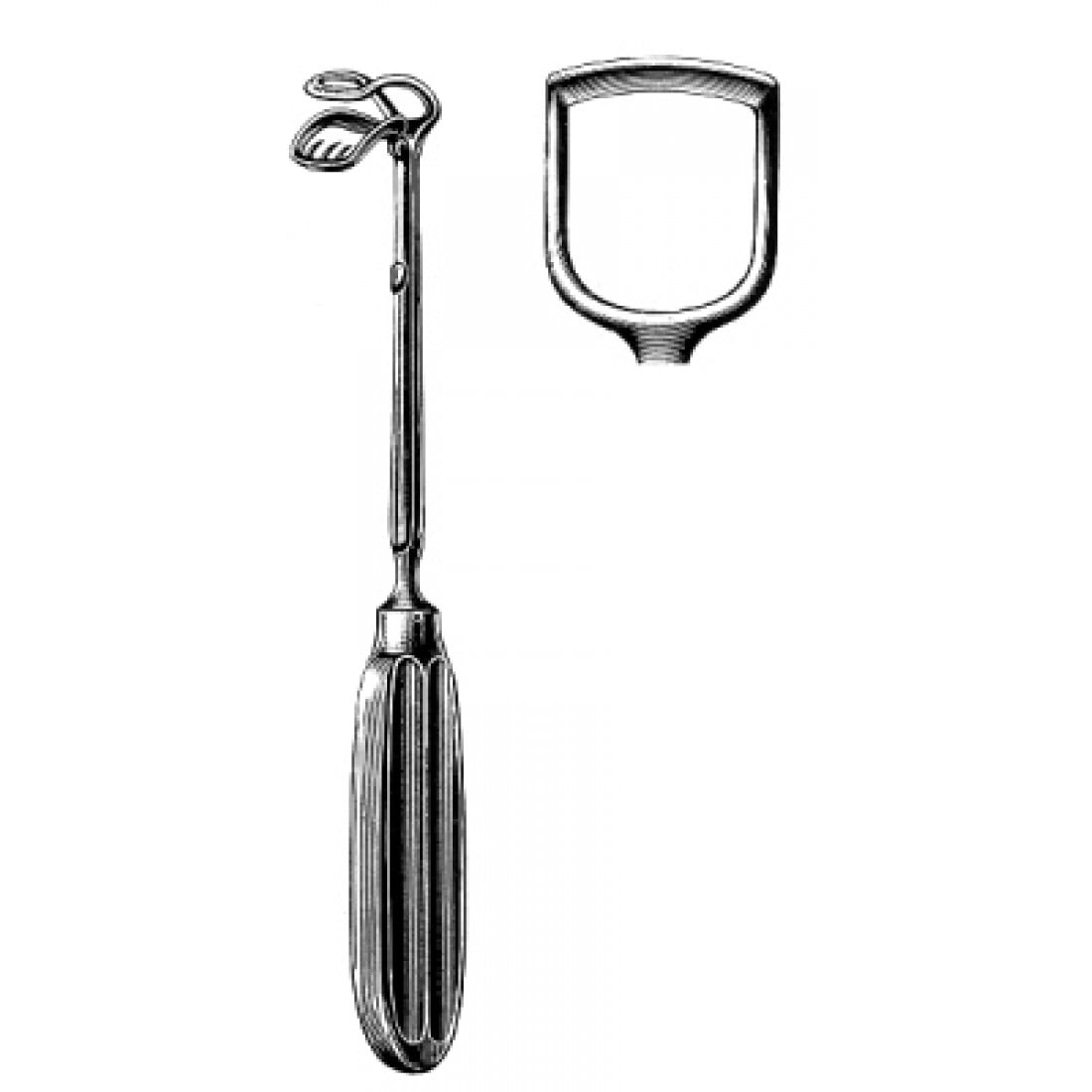 46.0860.18 ST. Clair Thomson Adenoid Küret 18mm, 21cm