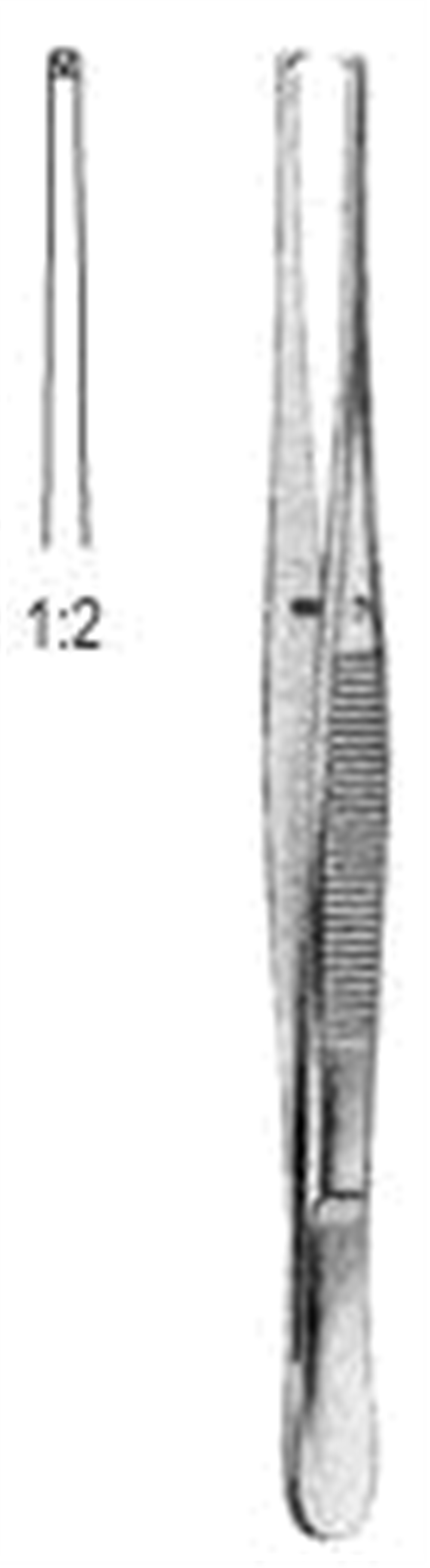 12.0196.12 Semken Doku Forsepsi 1x2T 12.5cm