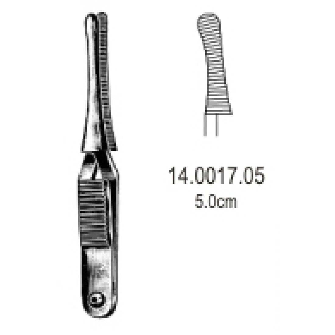 14.0017.05 Johns-Hopkins Hemostatik Forseps Eğri 5cm