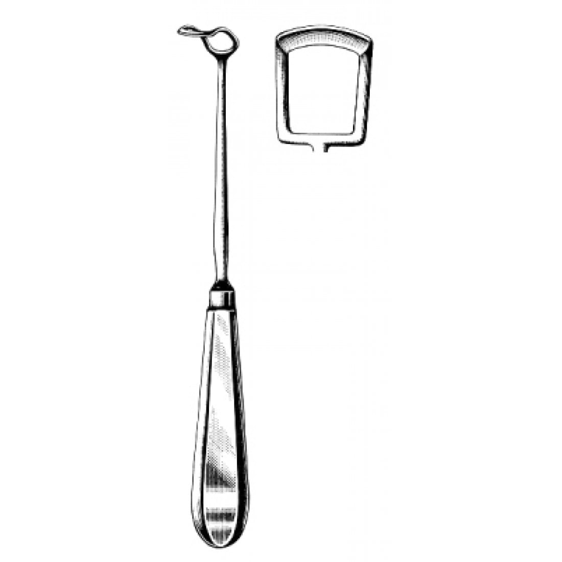 46.0856.04 Beckmann Adenoid Küret 20mm, 22cm Fig.4