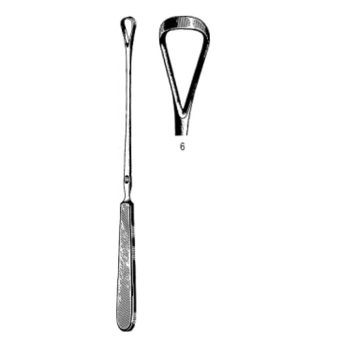 60.0882.06 Sims Küret Bükülebilir Künt 25cm Fig.6