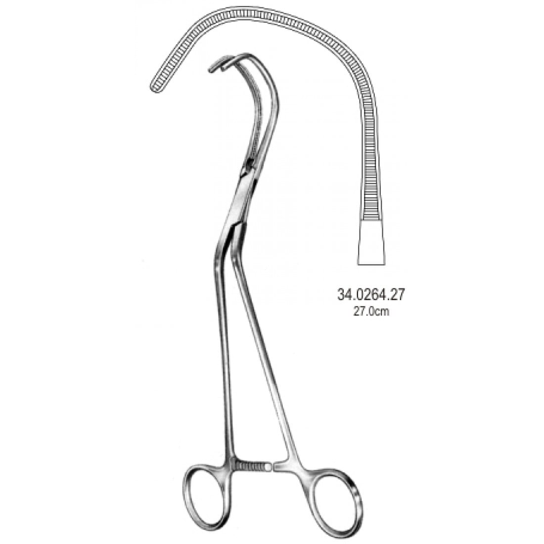 34.0264.27 Liddle Aort Klemp 27cm