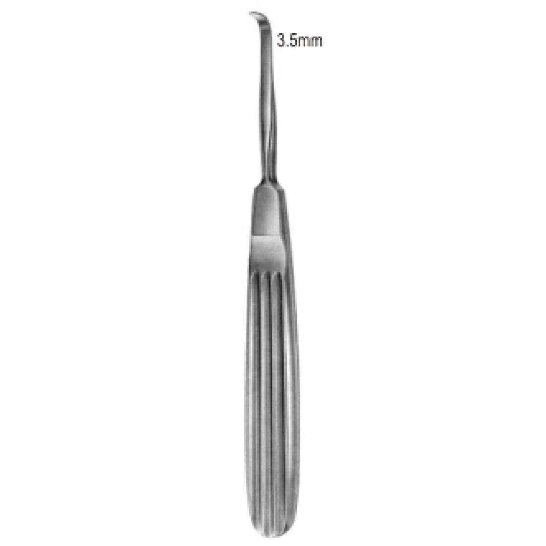 49.0420.03 Kreidler Elevatör  Eğri Keskin  3.5mm, 16cm