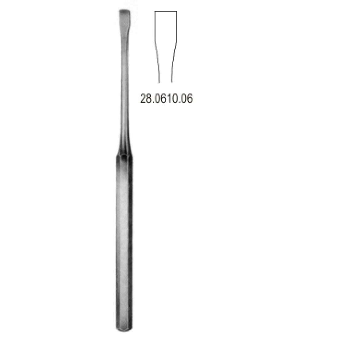 28.0610.06 Key Elevatör 6mm, 19cm