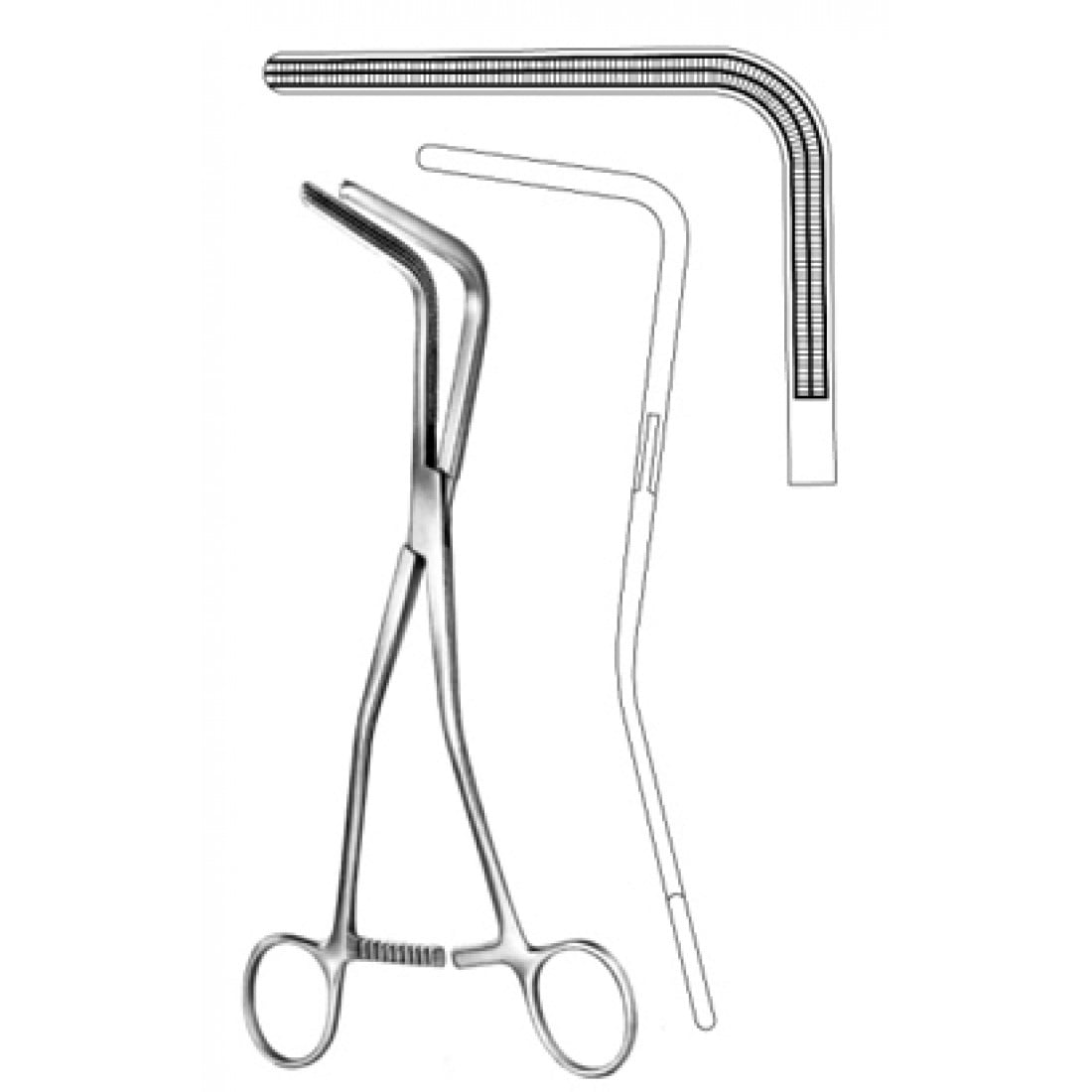 52.0360.23 Veidenheimer Atravmatik  Forseps 23cm