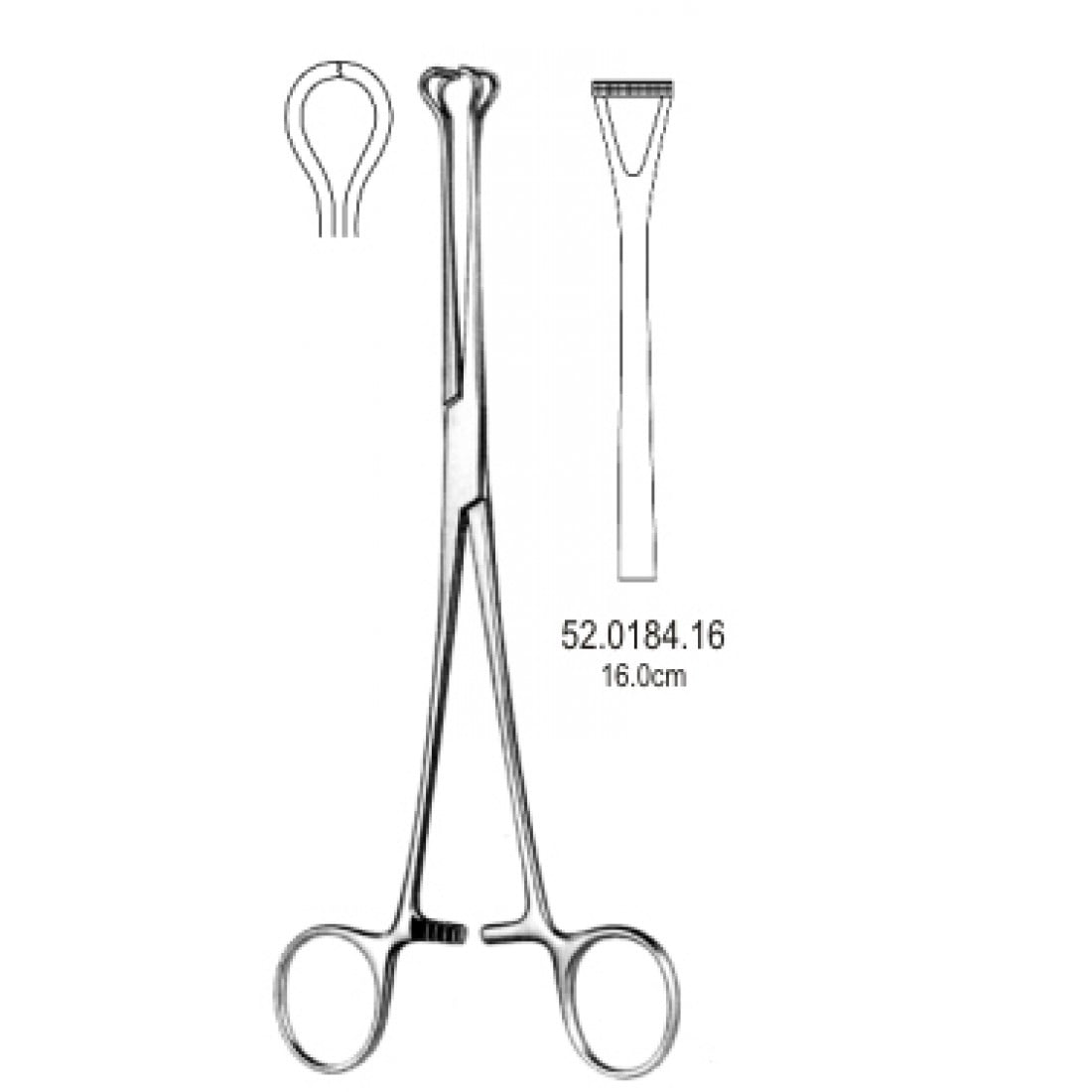 52.0184.16 Babcock Doku Forsepsi Atravmatik 16cm
