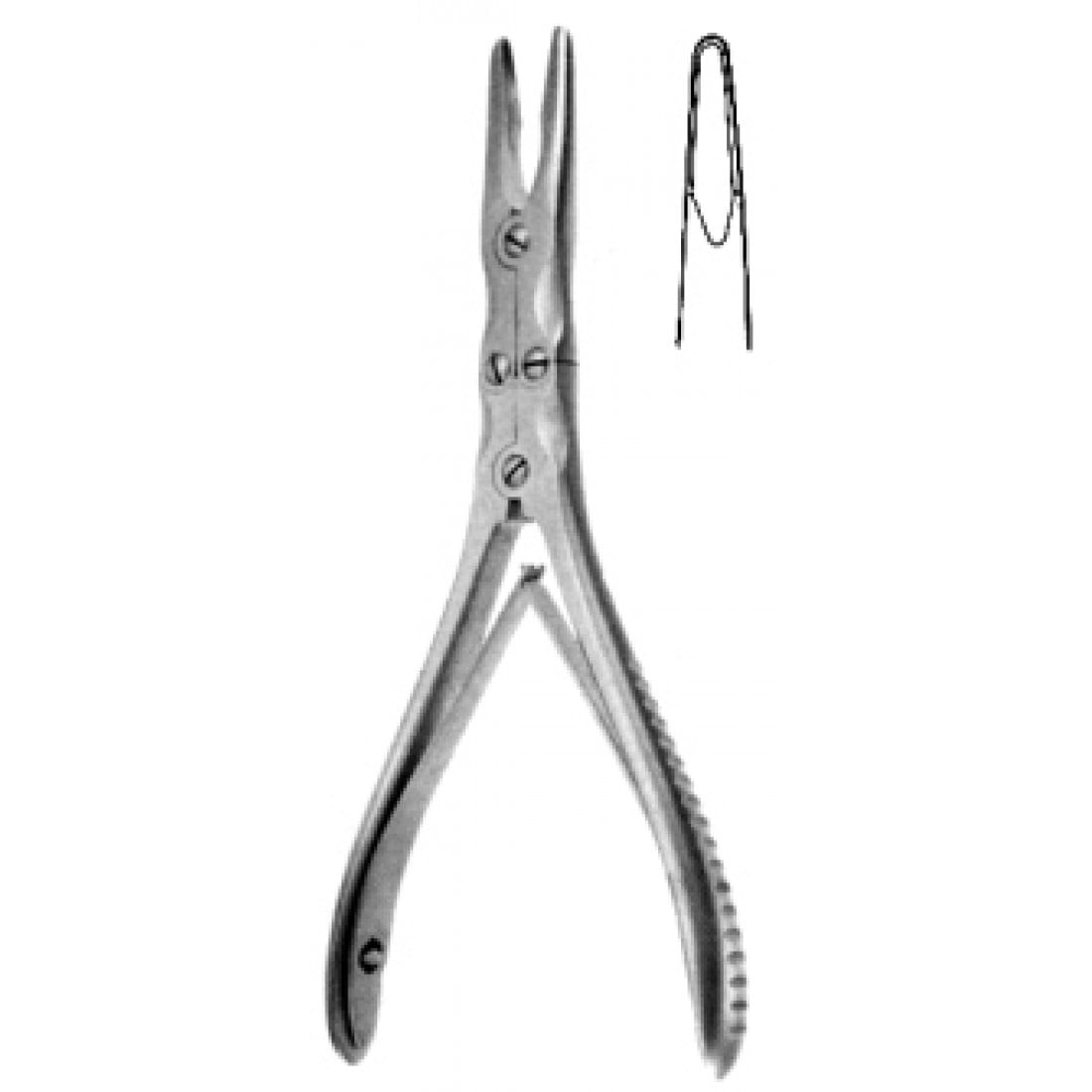 28.1290.03 Ruskin Mini Kemik Ronjuru Düz 3mm, 15cm