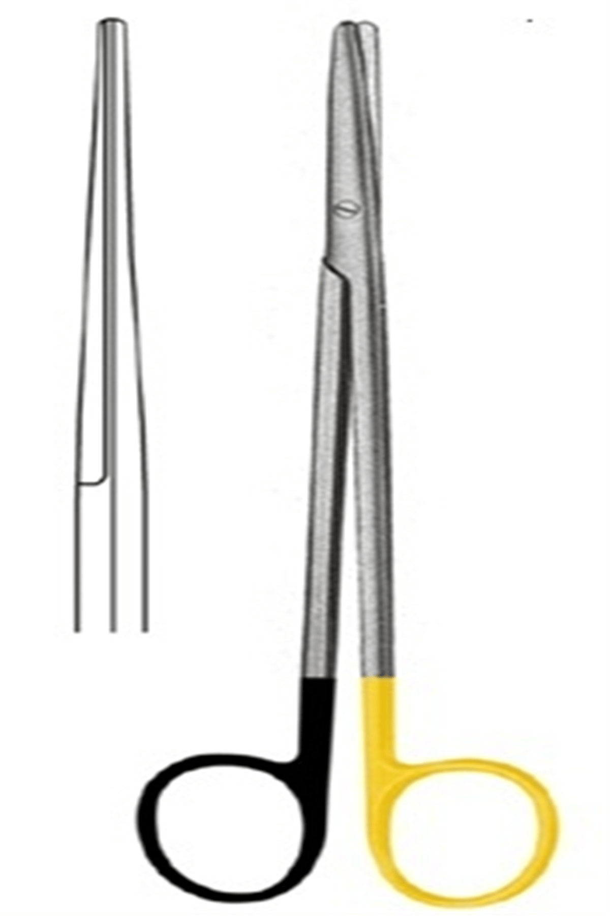09.5380.23 Metzenbaum Makas Düz 23cm S/CUT, TC