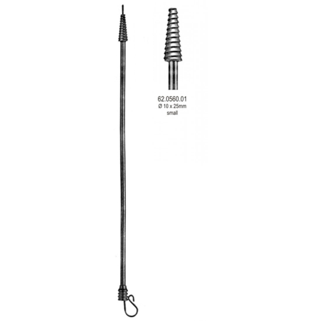 62.0560.01 Leech-Wilkinson Uterin Kanül 10x25mm