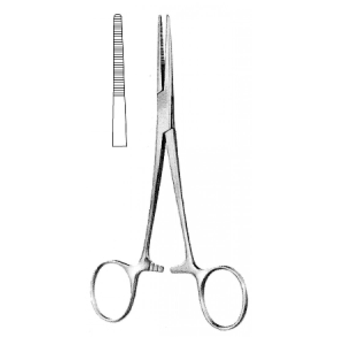 14.0090.14 Kelly Hemostatik Forseps Düz 14cm
