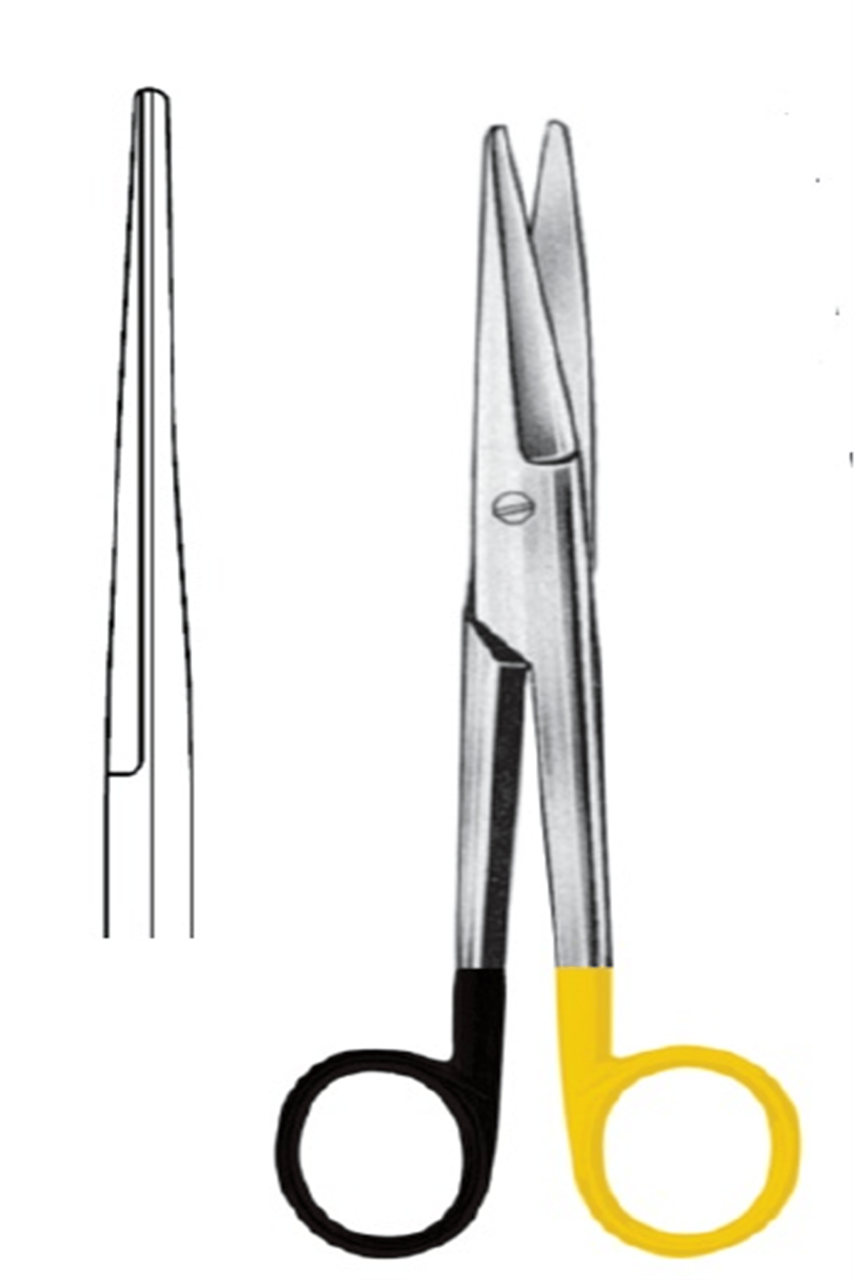 09.5072.17 Mayo Noble Makas Düz 17cm S/CUT, TC