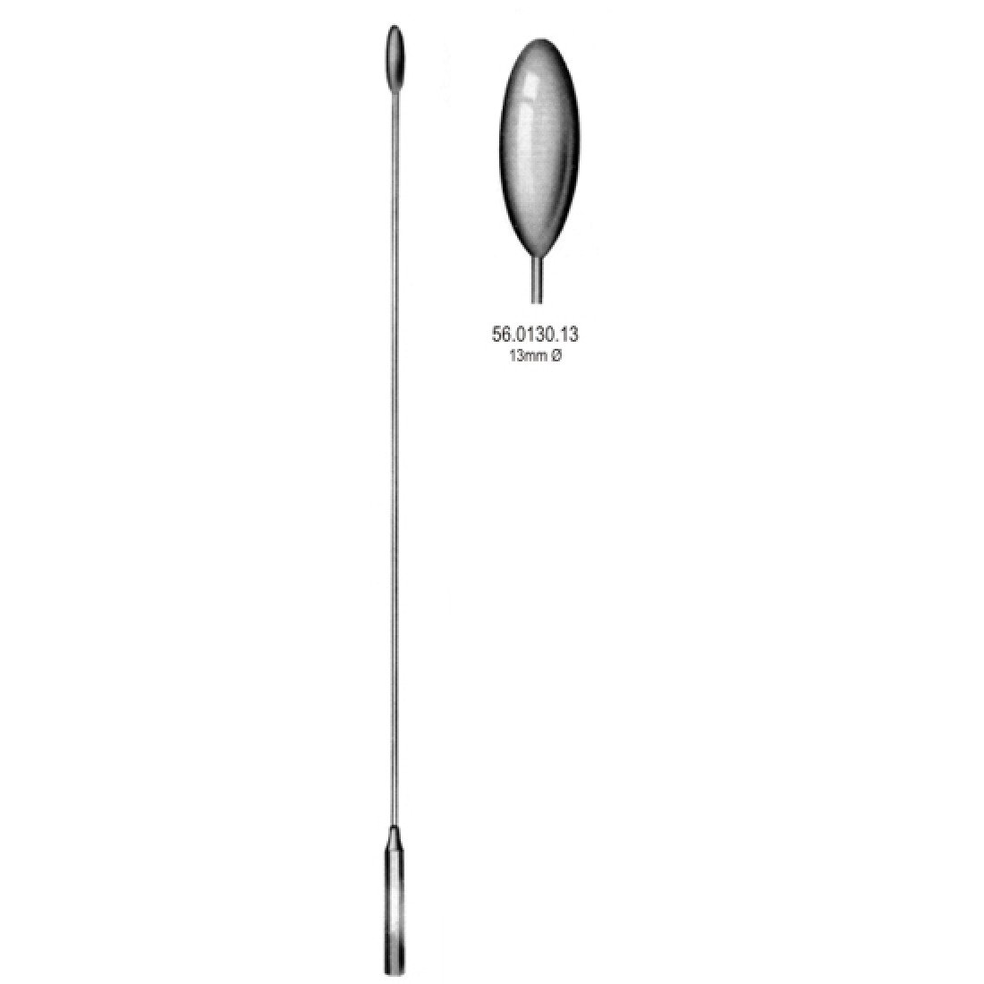 56.0130.13 Bakes Safra Kanalı Dilatörü 13mm, 30cm