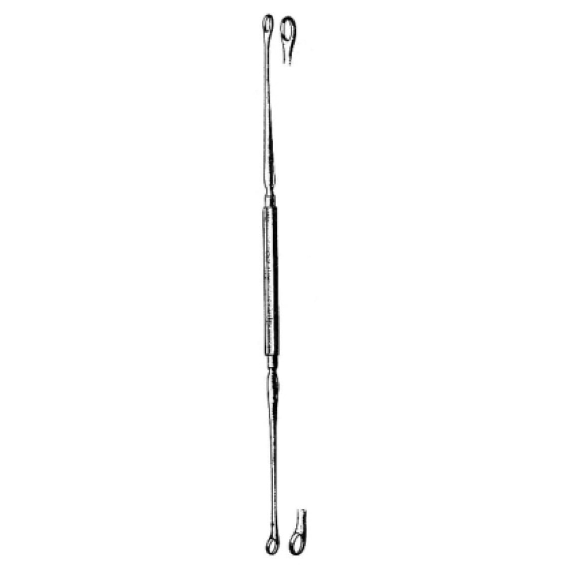44.0390.17 Barker Kulak Küreti Çift Taraflı 17cm