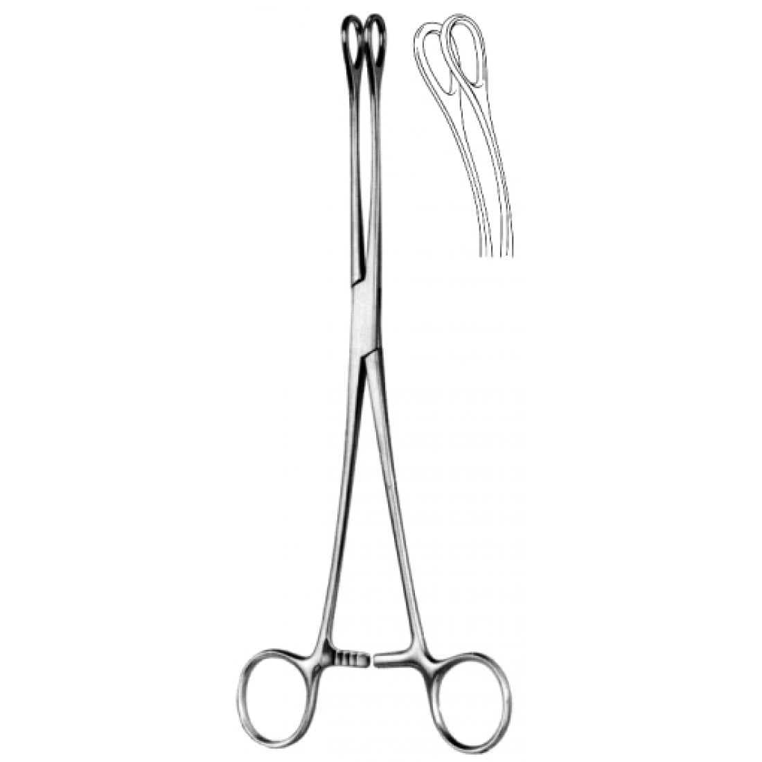 16.0081.18 Foerster Sünger Tutma Forsepsi  cvd 18cm