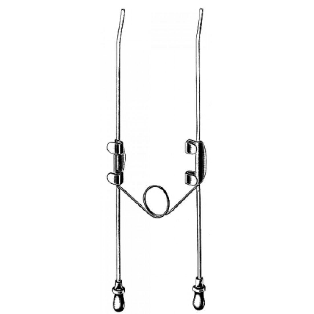 44.0594.19 Shambaugh Yıkama Kanülü Bükülebilir Gümüş 19.5cm