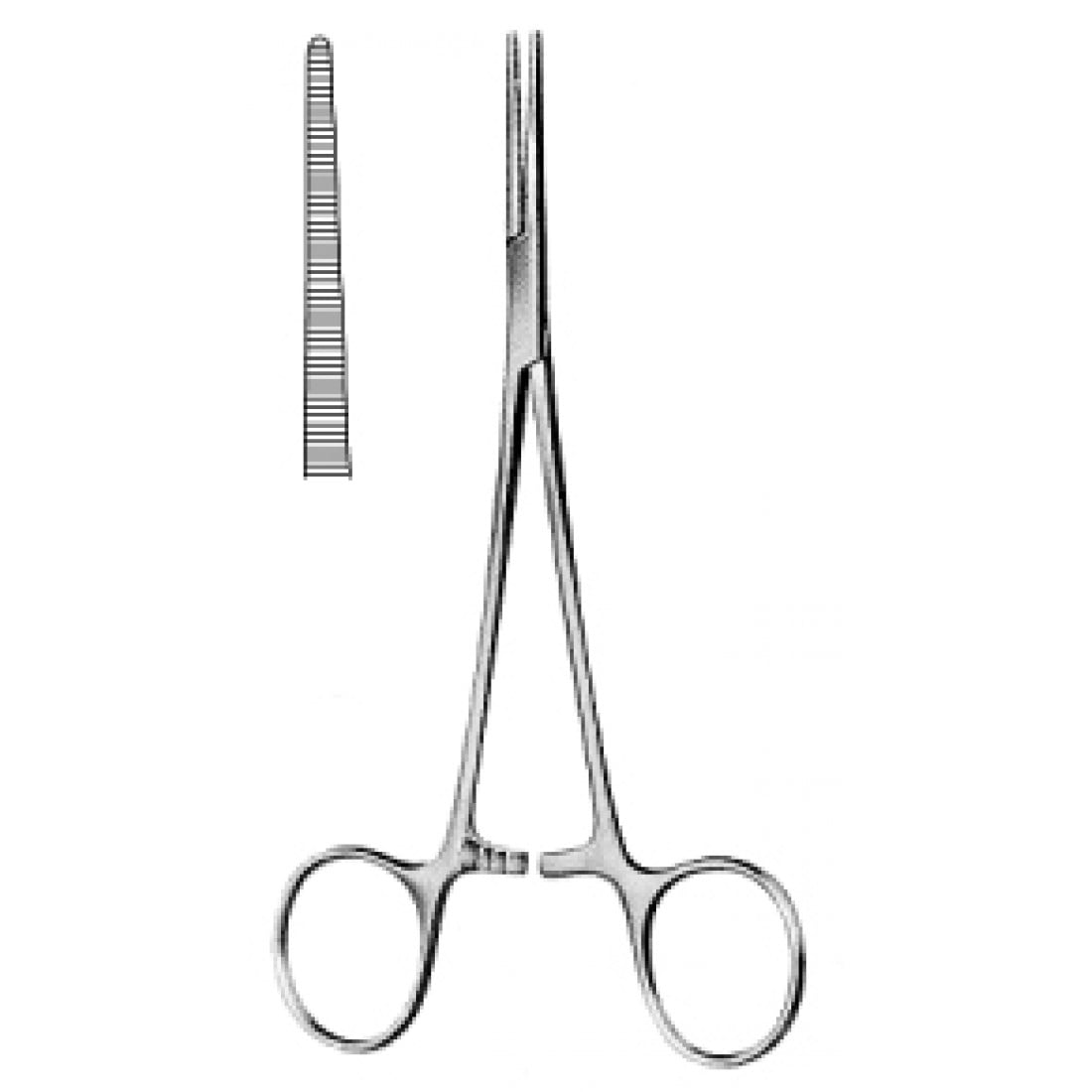 14.0136.18 Leriche Hemostatik Forseps Düz  18cm