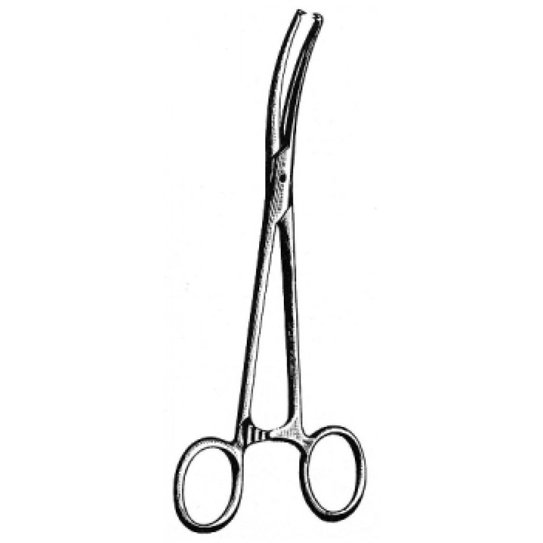 60.0676.20 Maingot Histerektomi Forsepsi Düz 20cm