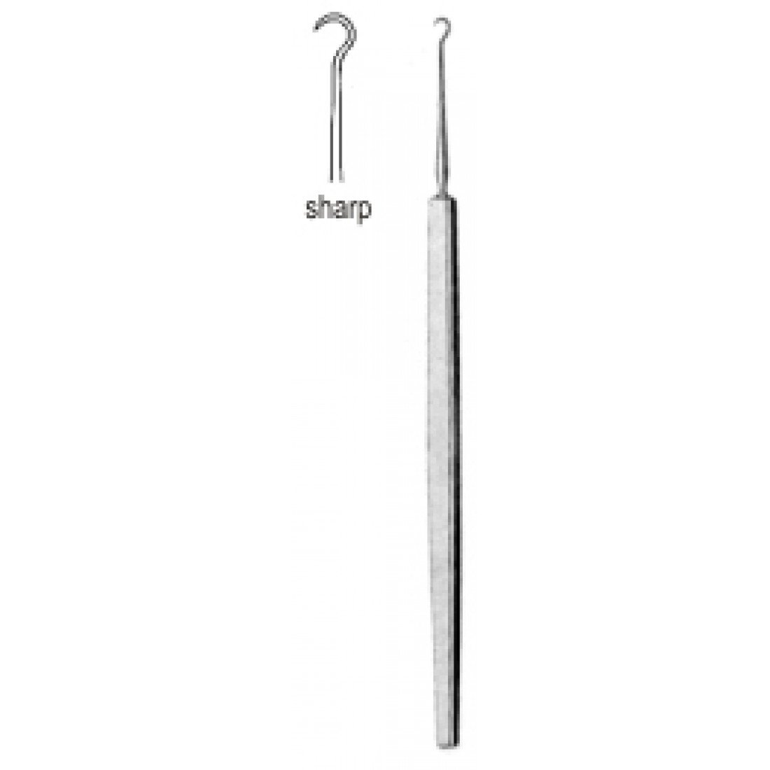 30.0164.13 Frazier Ekartör Tekli, Sivri  13cm
