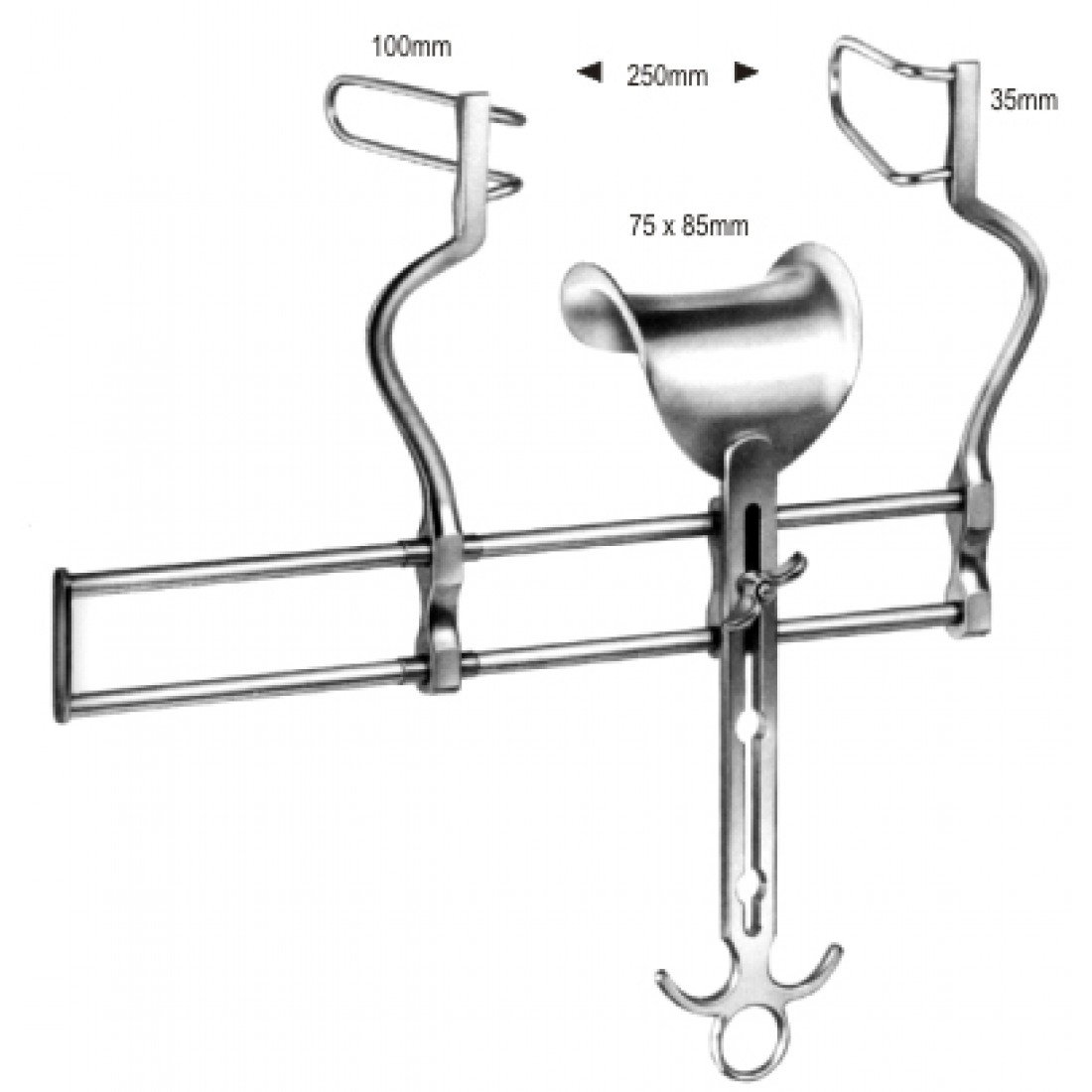 19.0446.00 Balfour Abdominal Ekartör 25cm