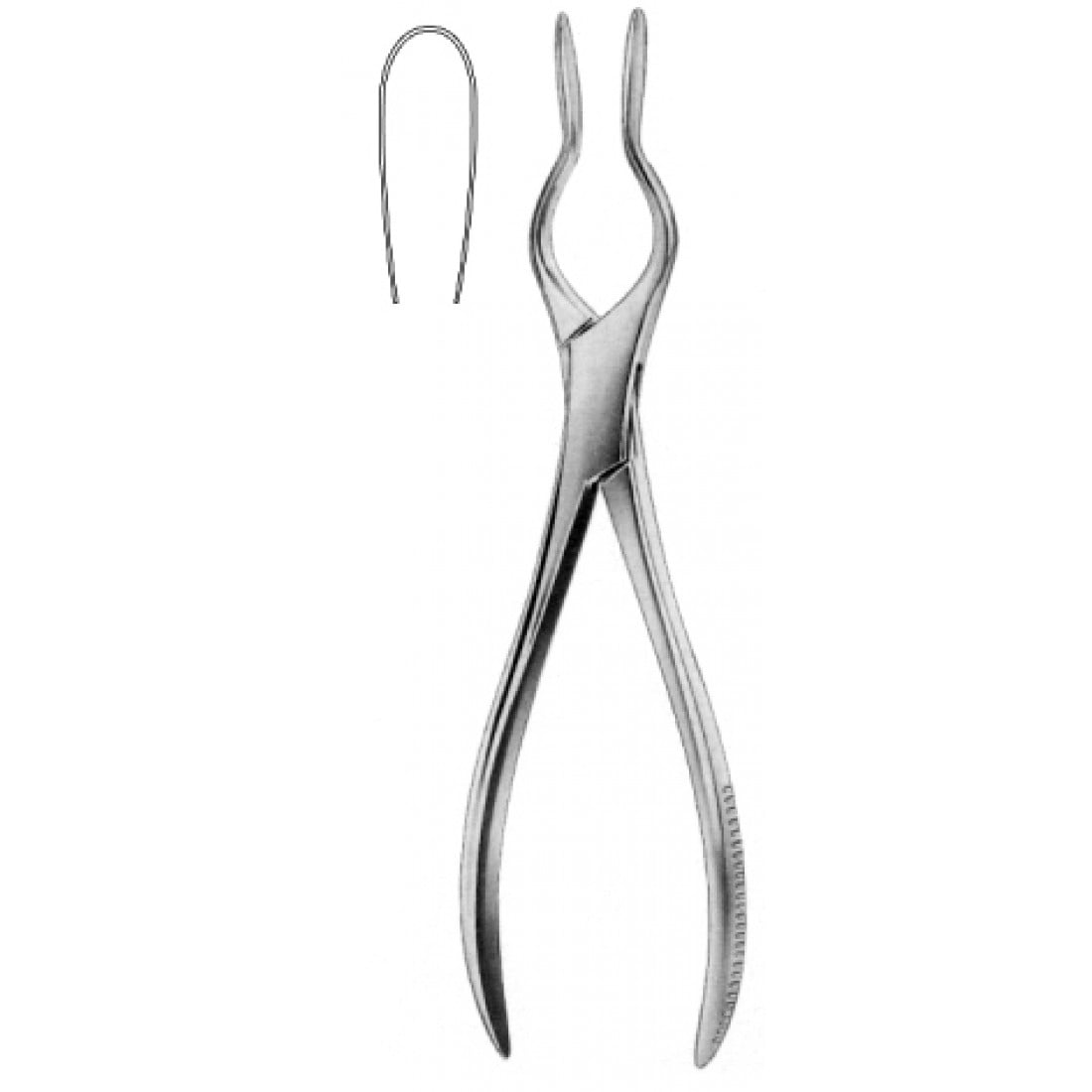 46.0840.23 Cottle Walsham Septum Forseps 23cm