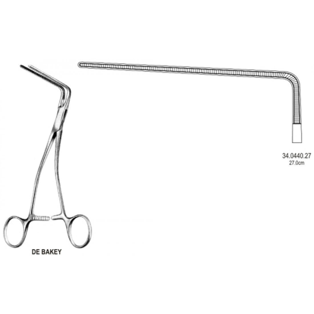 34.0440.27 DeBakey Çok Amaçlı Atravmatik Forseps 27cm