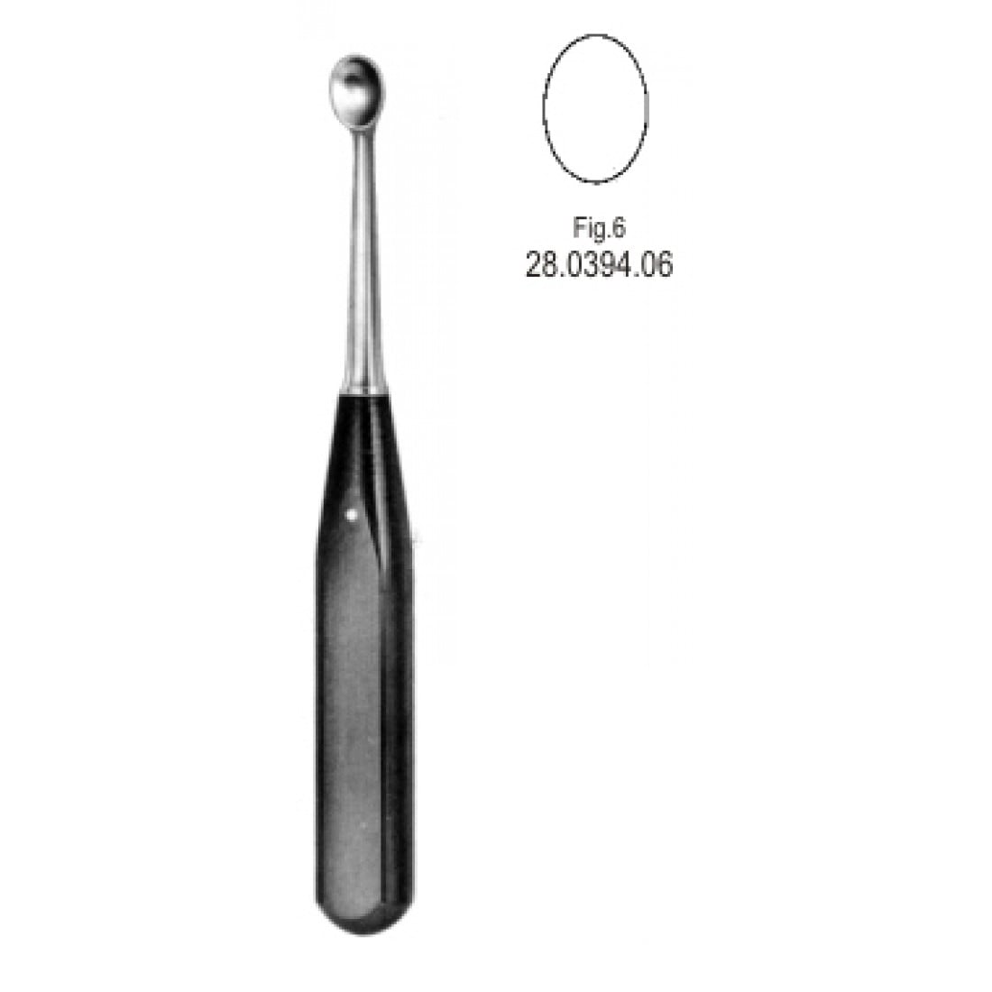 28.0394.06 Volkmann Kemik Küreti  17cm Fig.6