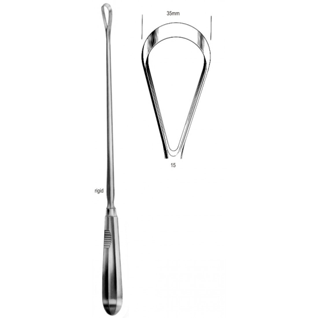 60.0860.35 Bumm Küret Keskin Sert 35mm, 34cm Fig.15