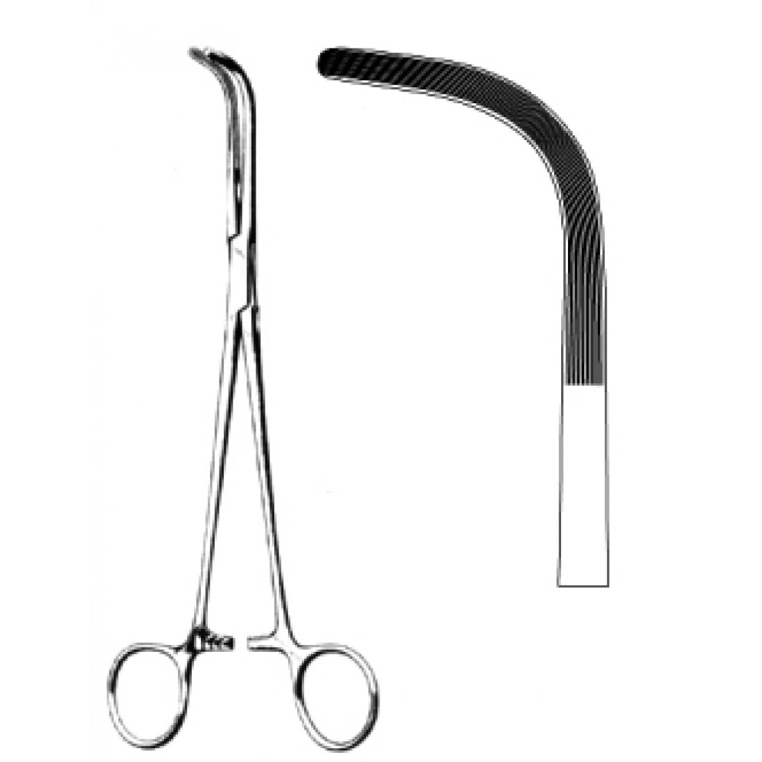 14.0416.22 McQuigg Mixter Arter Forseps 22cm