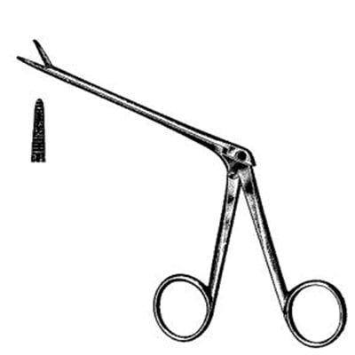 46.0190.16 Noyes Timsah Forseps,Tırtıklı Oluklu Çeneler 16.5cm