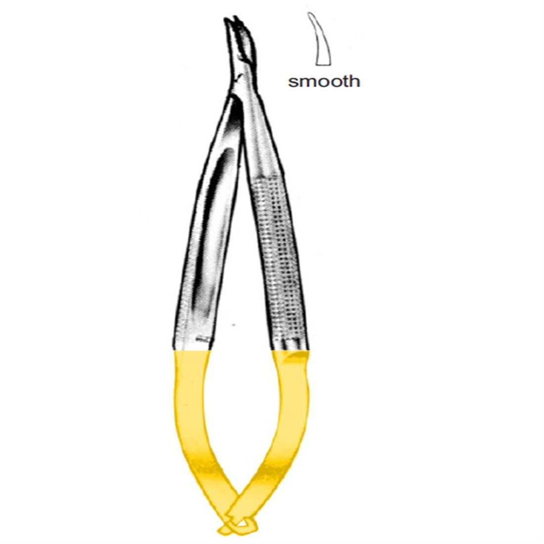 21.5280.11 Barraquer Troutman Portegü Eğri 11cm TC