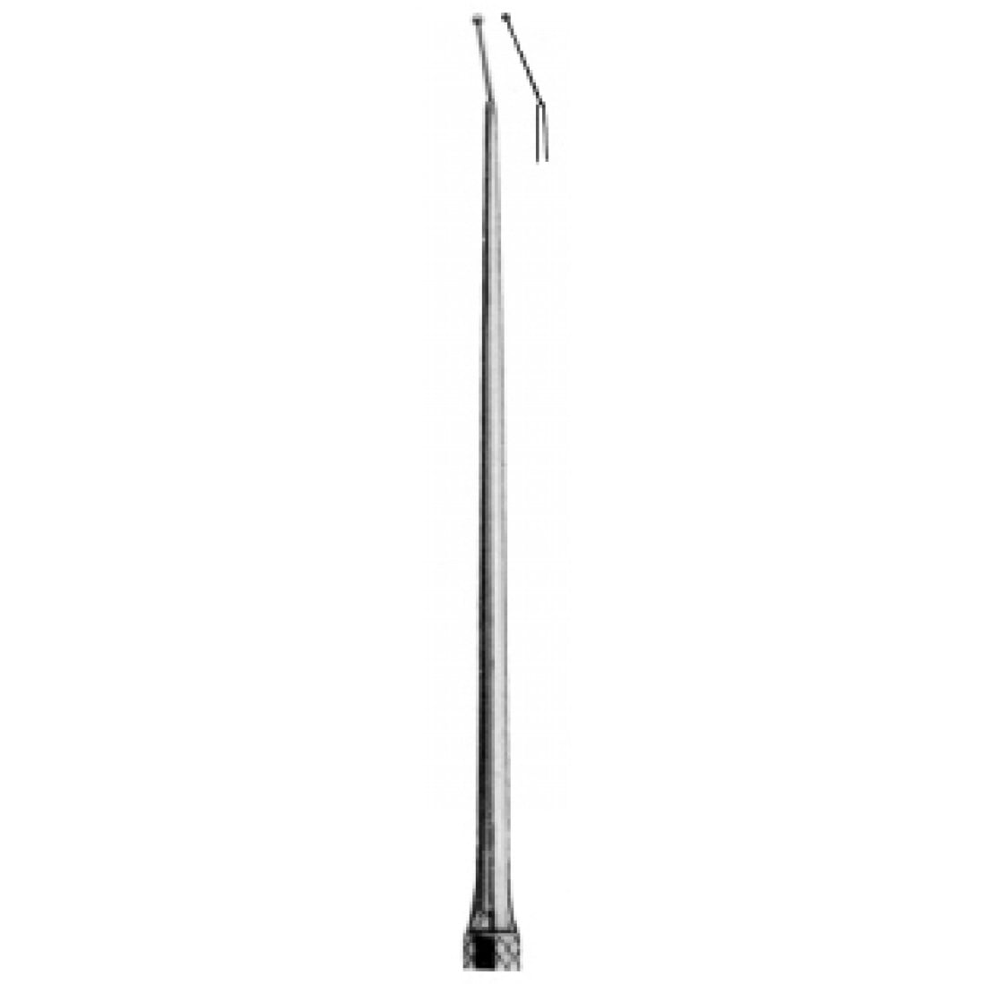 30.0410.19 Jacobson Butonlu Prob Açılı, Top Uçlu , 19cm