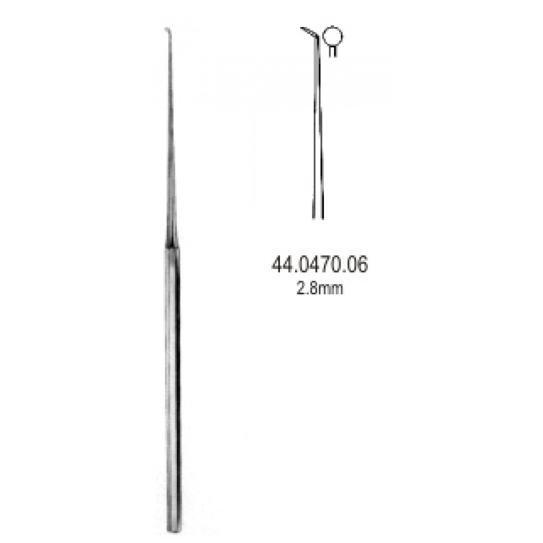 44.0470.06 Rosen Mikro Yuvarlak Bıçak 2.8mm, 15cm