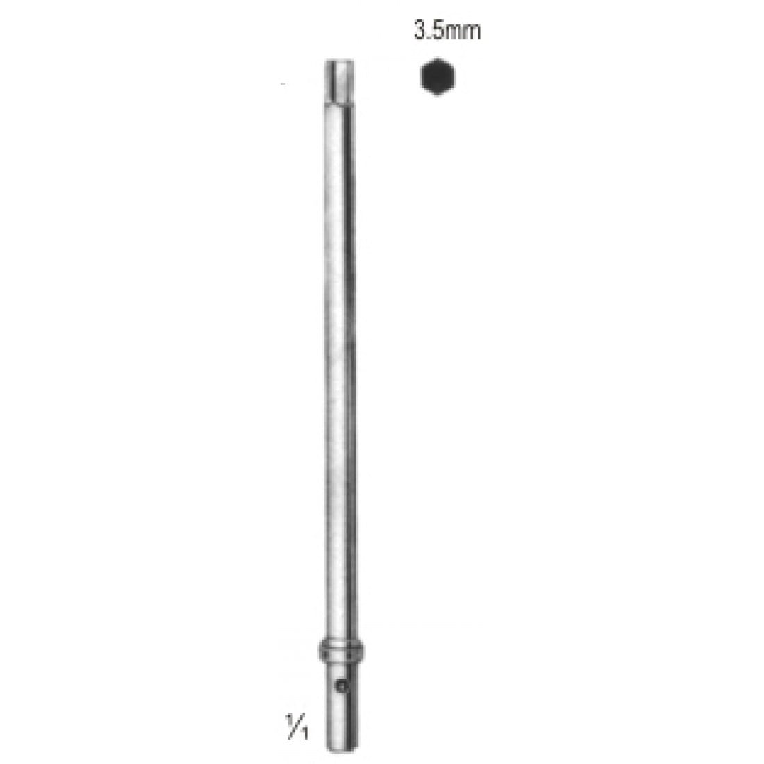 26.0200.07 Tornavida Ucu Altıgen  3.5mm