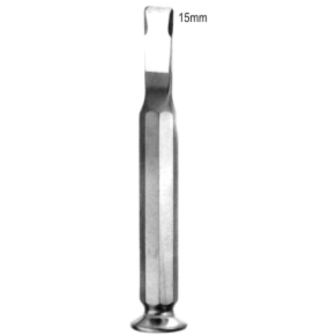 49.0704.16 Tessier Kemik Gretfi Osteotomu, Düz 15mm, 16cm