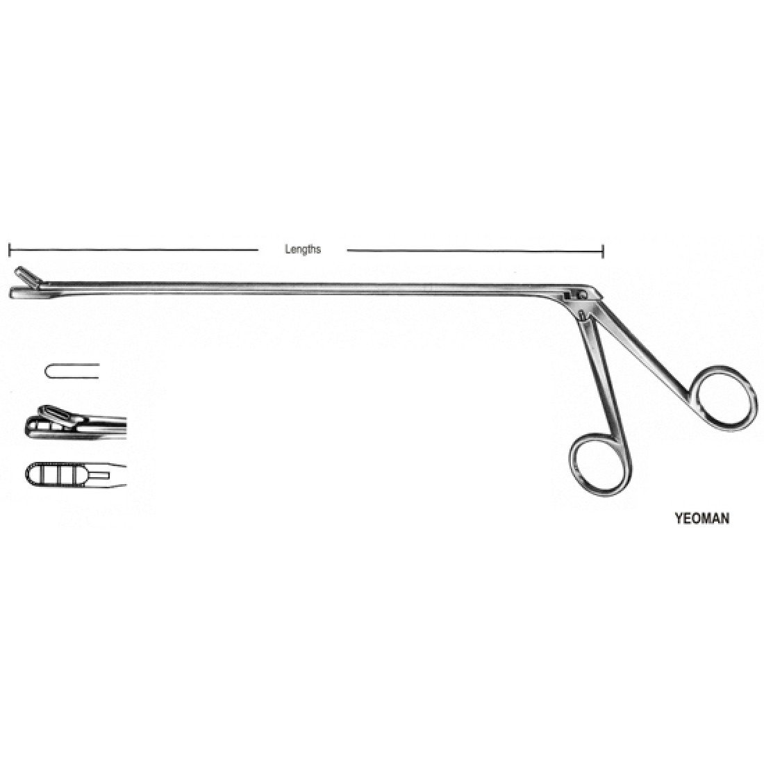 54.0410.35 Yeoman Rektal Biyopsi Örneği Alma Forsepsi Fig.1 35cm