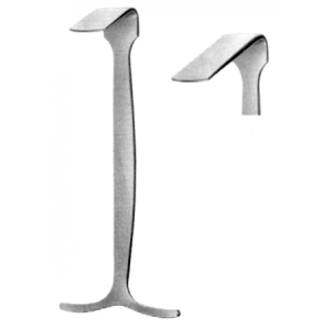 28.0734.03 Smillie Menisküs Eksrtörü Açılı 57x19mm, 14.5cm