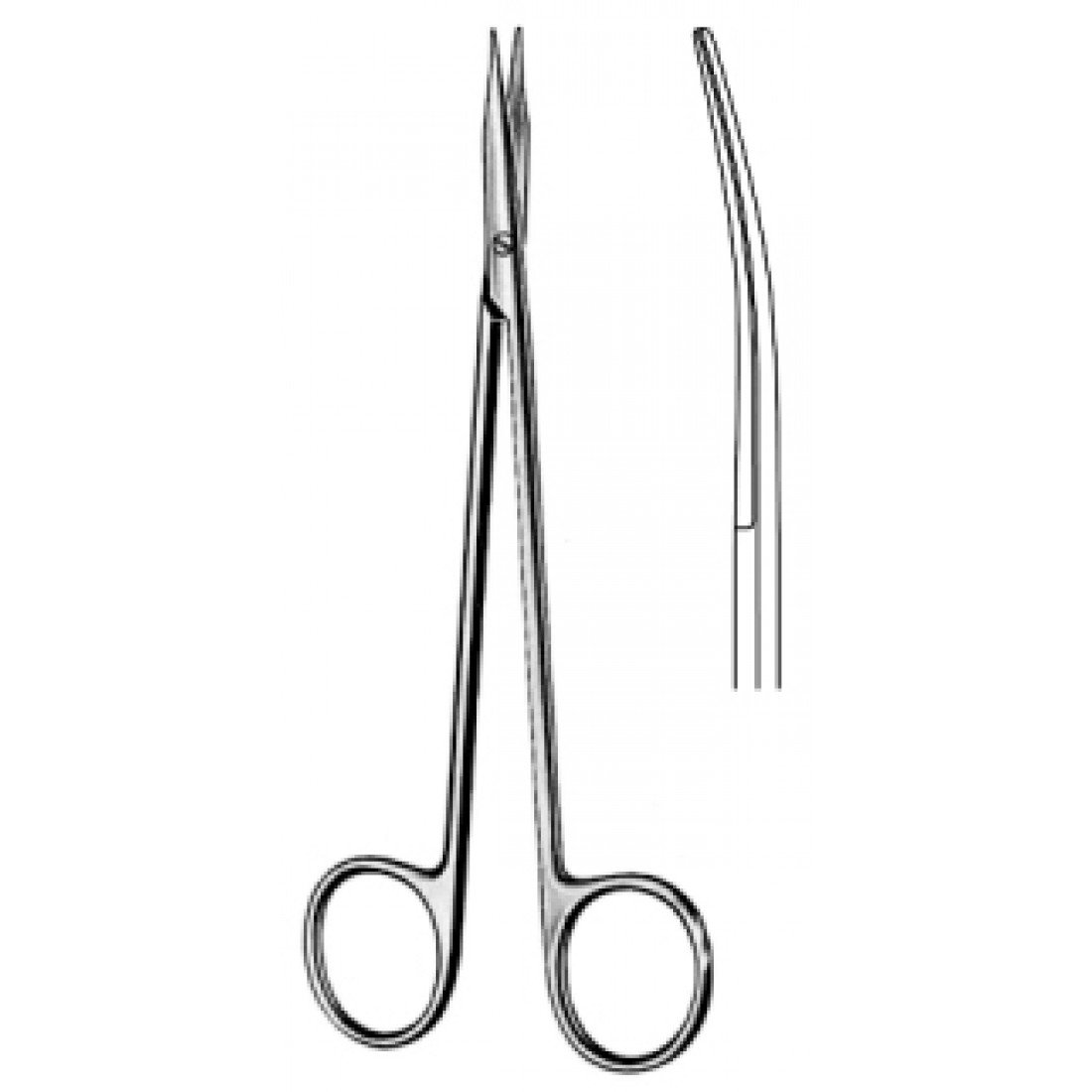 10.0185.15 REYNOLDS Operasyon Makası Eğri 15cm
