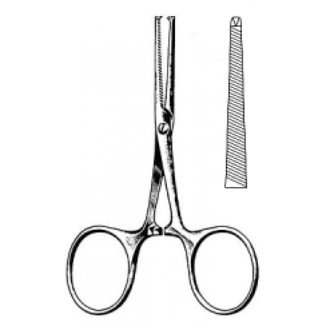 14.0044.08 Terrier Hemostatik Forseps 1x2T 8.5cm