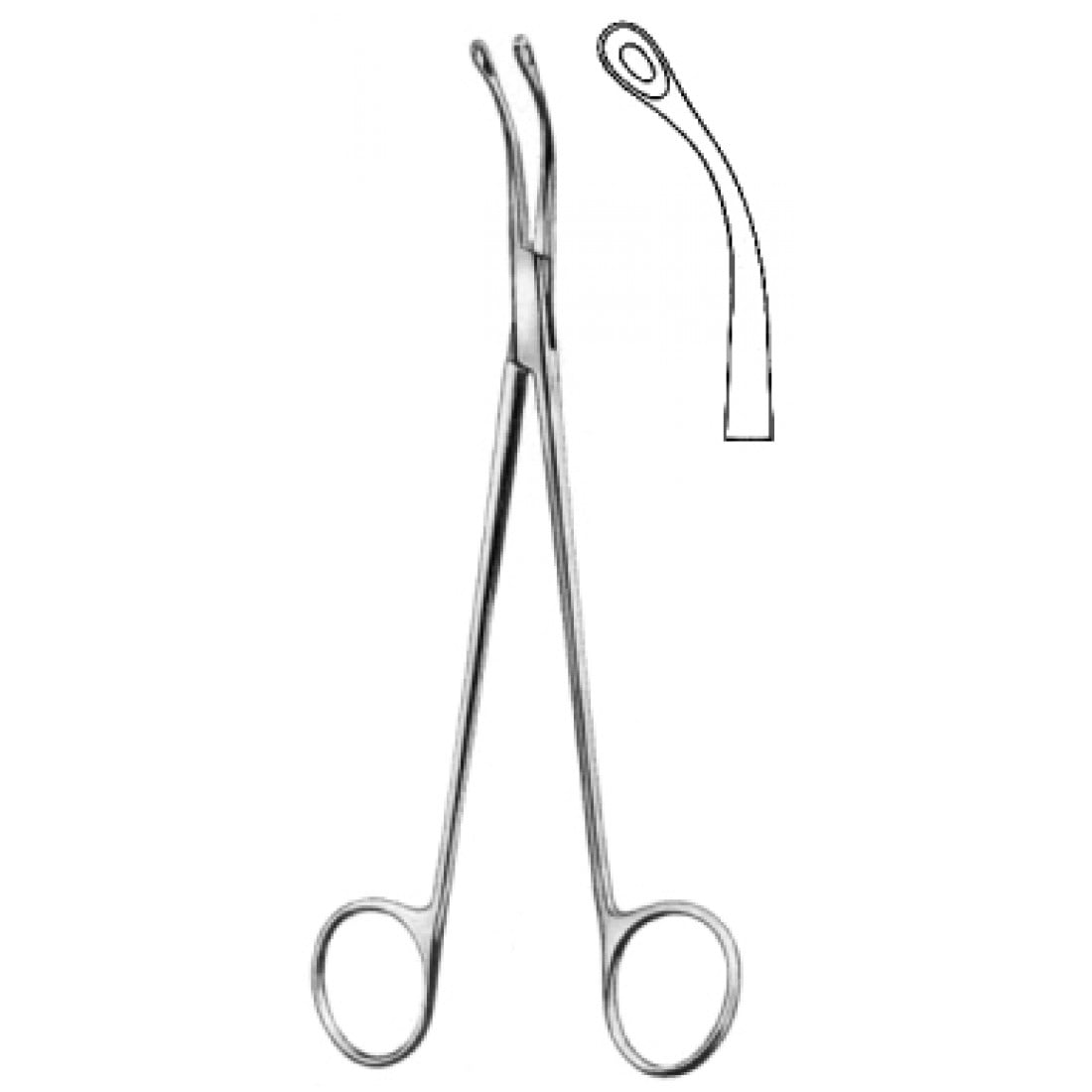 56.0022.19 Turner Warwick Safra Taşı Forsepsi 19cm