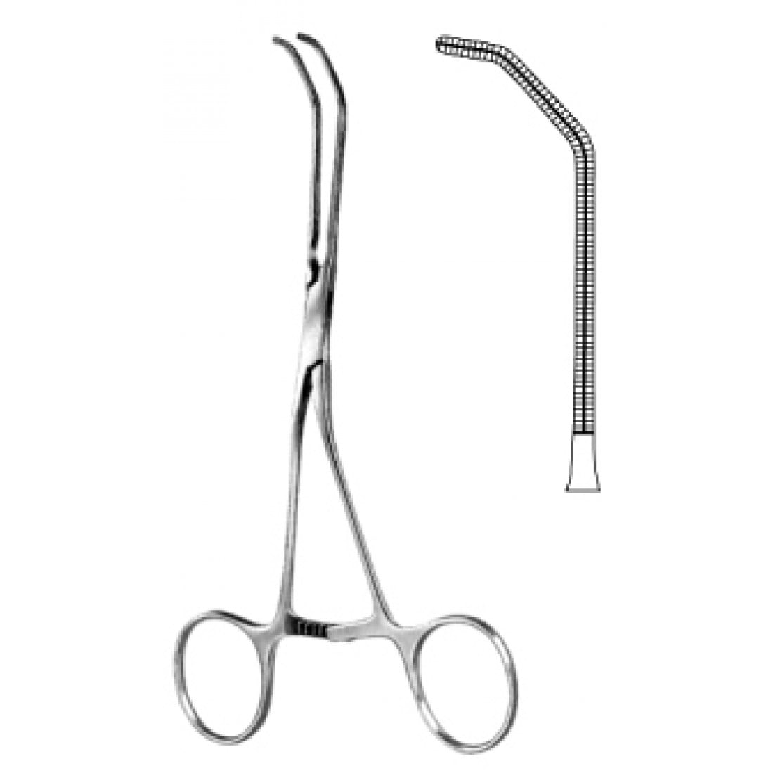 34.0614.15 Cooley AtravmatikÇocuk Klempi Çok ince 15.5cm