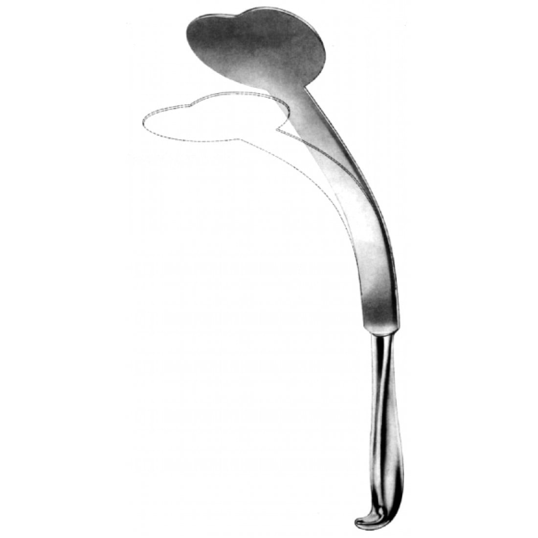 18.0570.01 Holmann Retractor malleable 65mm, 37.5cm