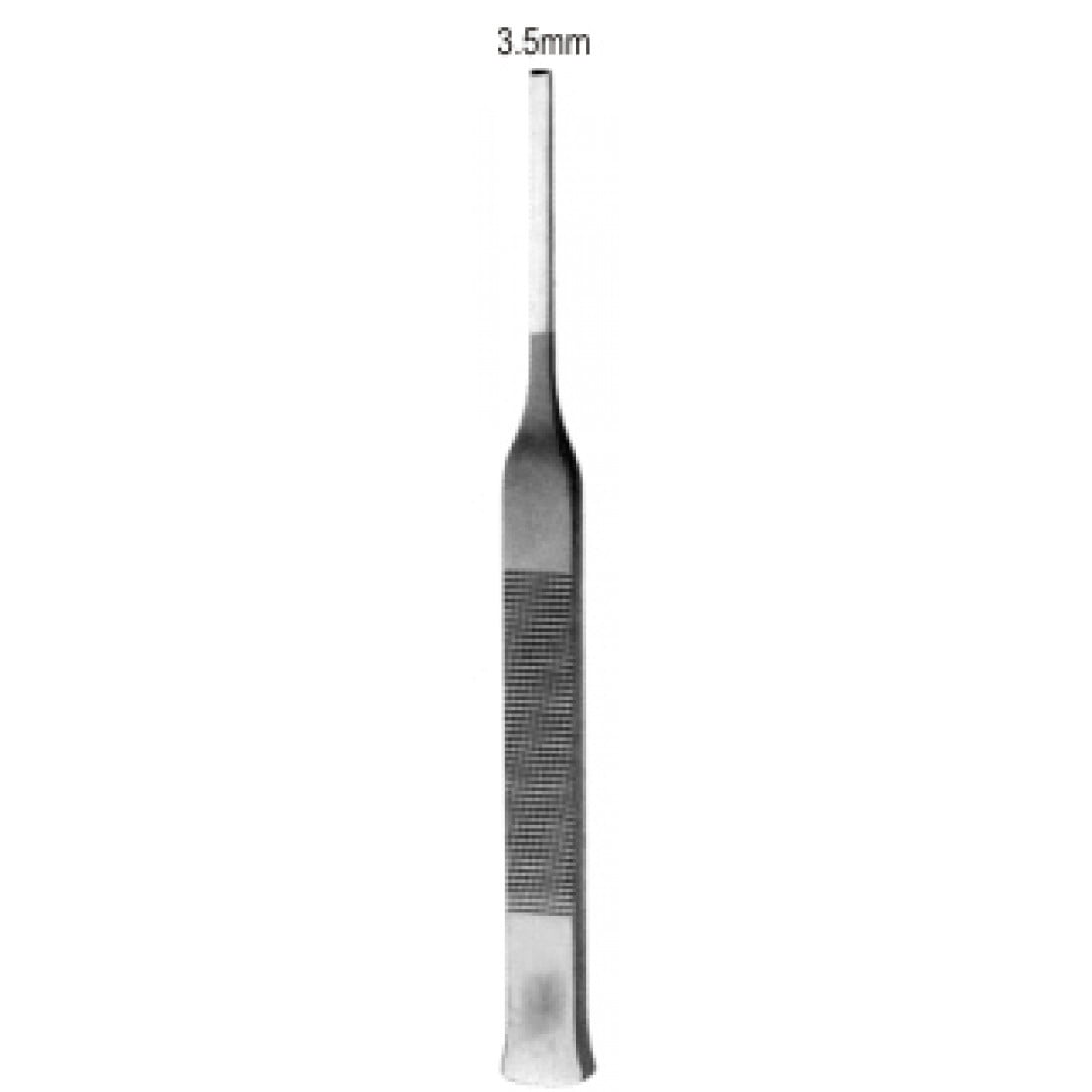 49.0752.01 Osteotom, Tessier Düz  3.5mm 16cm