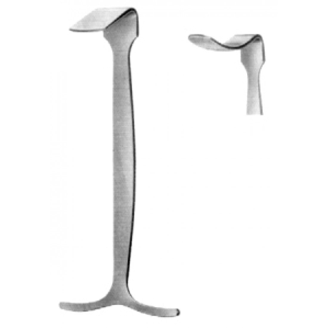 28.0734.04 Smillie Menisküs Ekartörü Eğri  52x13mm 14.5cm