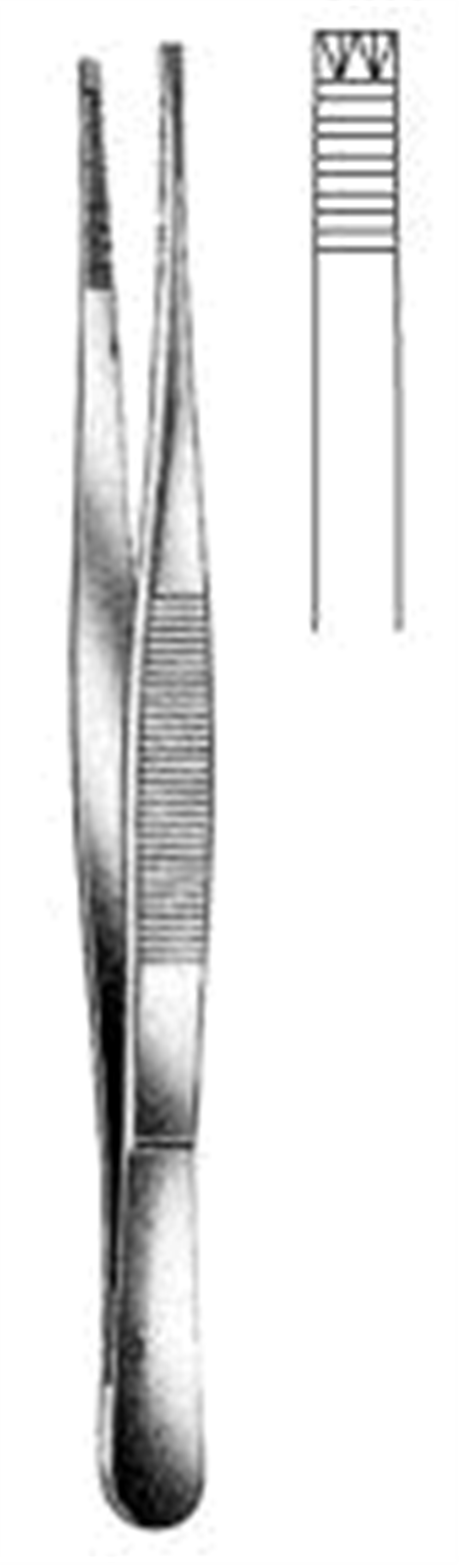 12.0142.20 Adlerkreutz Doku Forsepsi 2x3T, 20cm