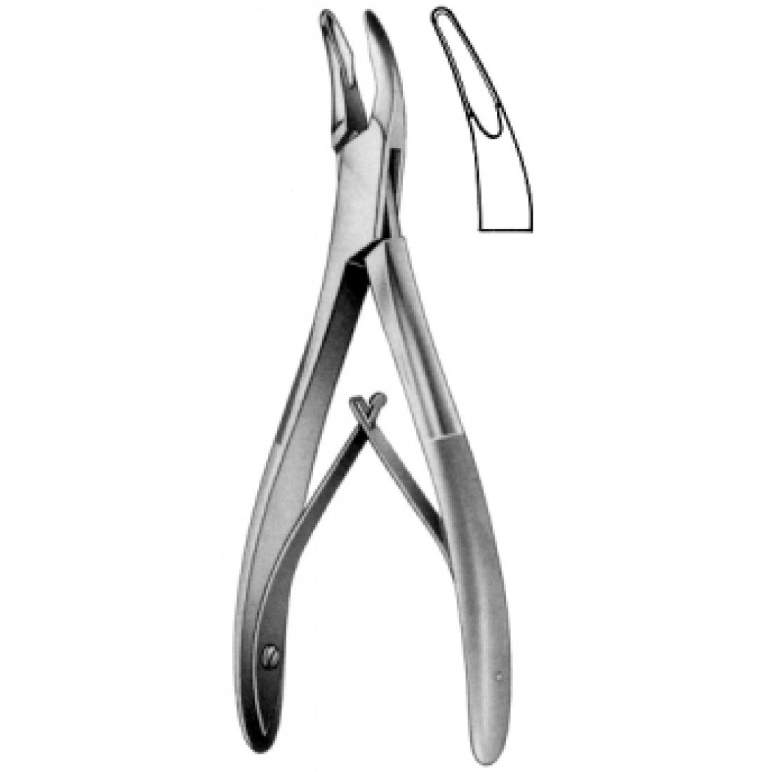 28.1170.16 Hartmann Kemik Ronjuru Eğri 3mm, 16cm
