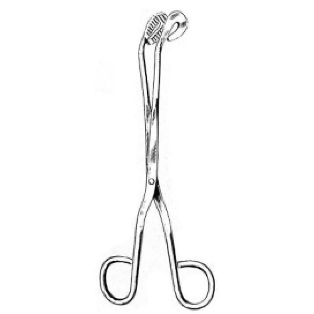 64.0061.28 Üniversal Sterilizasyon Forsepsi  Eğri 28cm