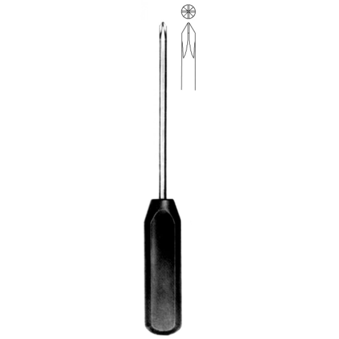 26.0184.25 Philips Tornavida Fiber Saplı 25cm
