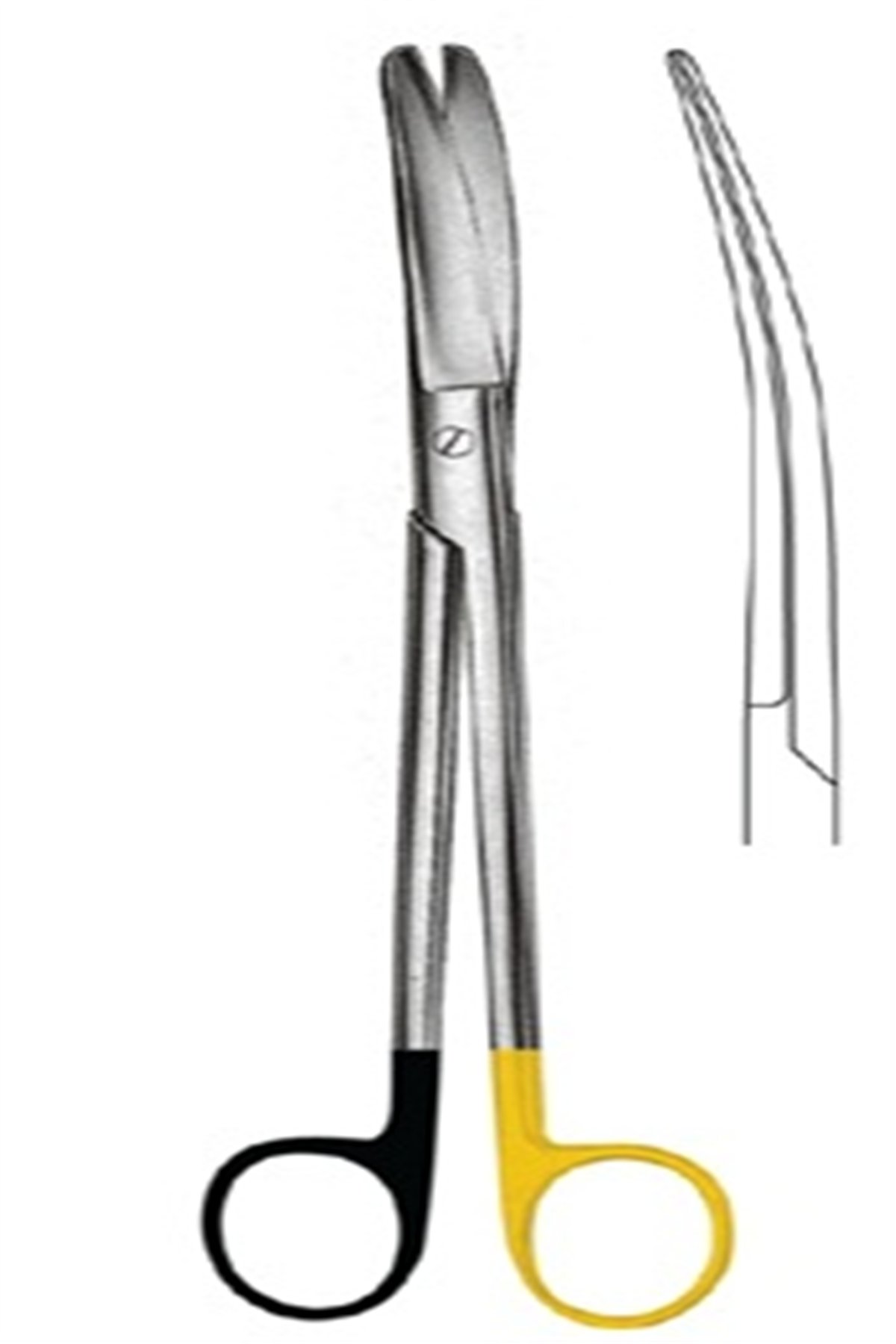 09.5661.20 SIMS Uterine Makas Eğri 20cm S/CUT, TC